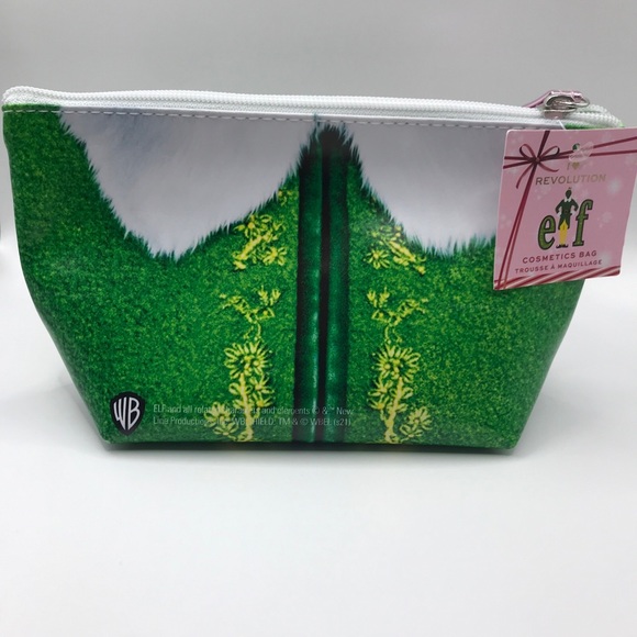 Revolution x Elf The Movie Cosmetic Bag Warner Bros Authentic NWT - Picture 3 of 8